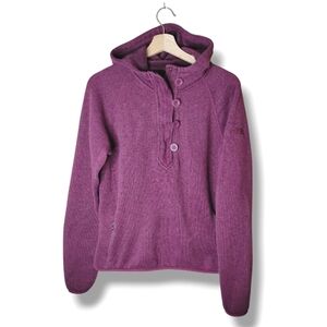The North Face Crescent Sunshine Henley Hoodie  L Fleece Lined Activewear Hiking